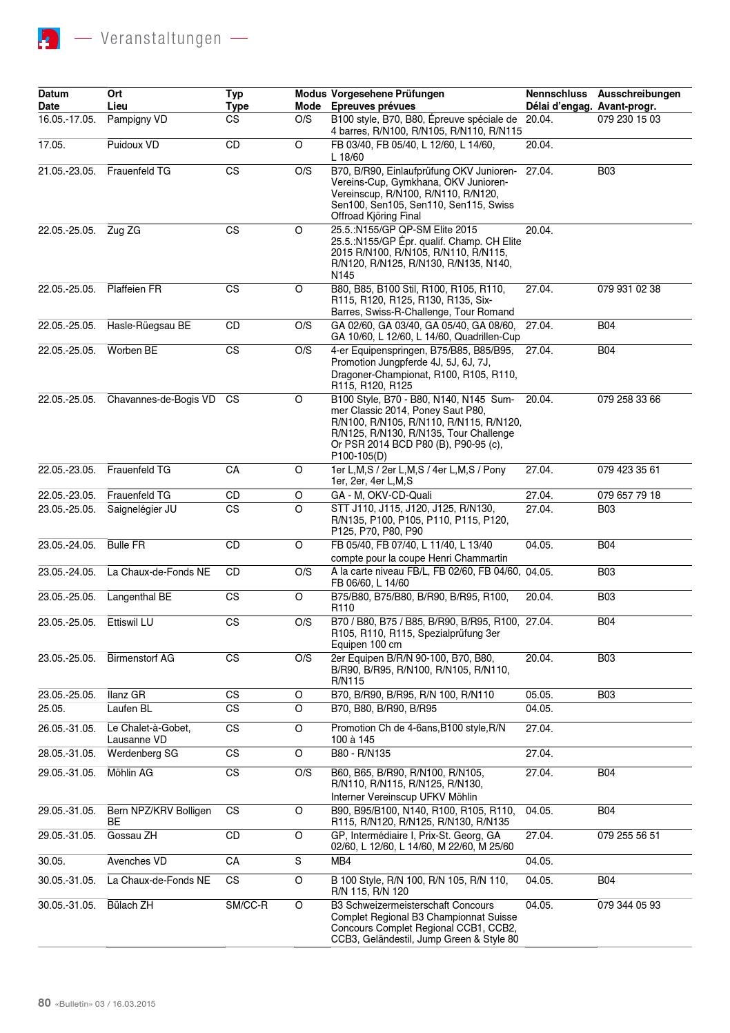 longue date de la PferdeWoche, et Alban Die besten Pferde der verschiede- Die App des SVPS, mit der Sie Ihre regionalen und nati- AUTHENTIC DE CHAVANNES CH W Sch Cheval Suisse 2015 Mentrey Alain, bea pferd/cheval - Schweizerischer Verband fr Pferdesport