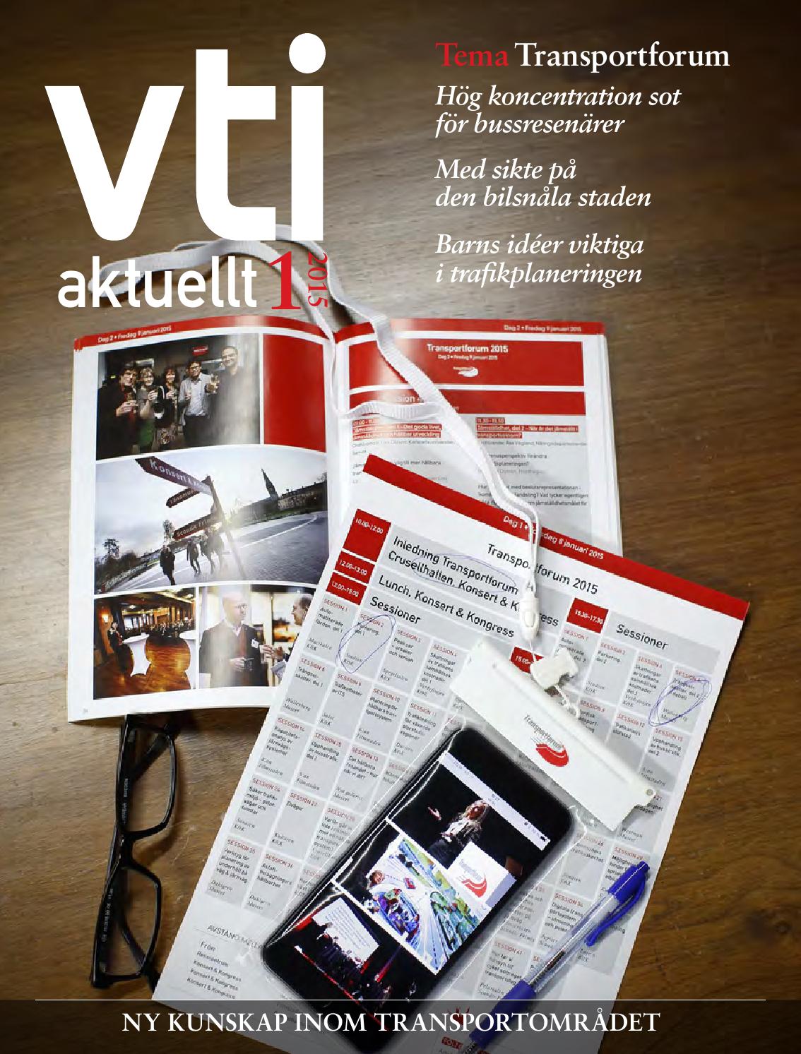 VTI aktuellt nr 1 2015 by VTI, Statens väg- och ...