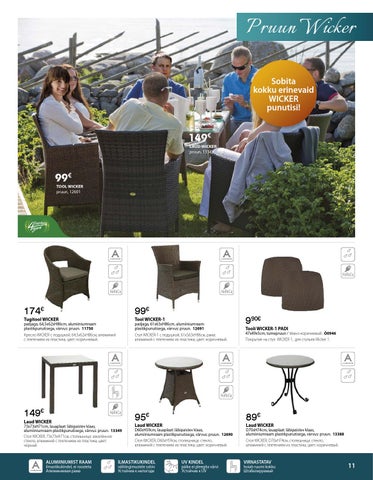 Home4you.ee 家具目录 · 庭院 4you aiamööbli kataloog 2015 第 11 页