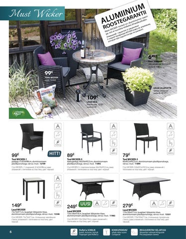 Home4you.ee 家具目录 · 庭院 4you aiamööbli kataloog 2015 第 6 页
