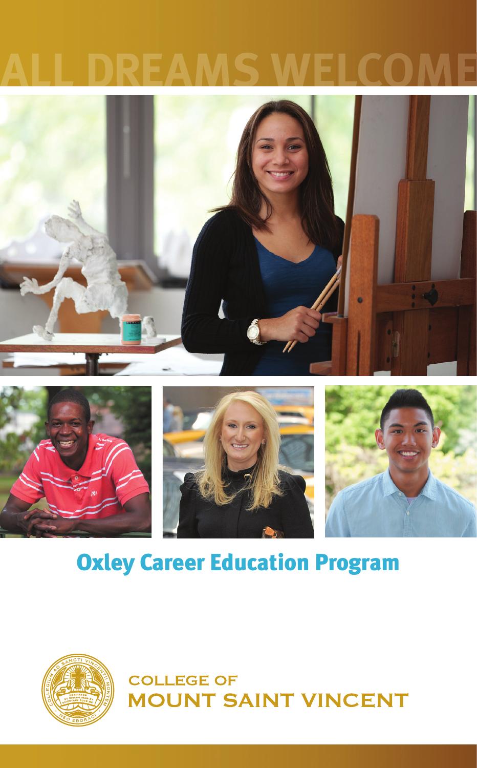 College of Mount Saint Vincent Oxley Career Education Program by