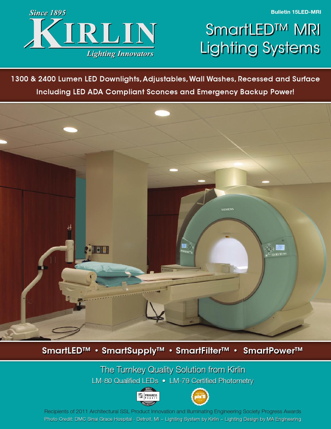 *Kirlin's SmartLED™ MRI Lighting Catalog 15LEDMRI by The Kirlin