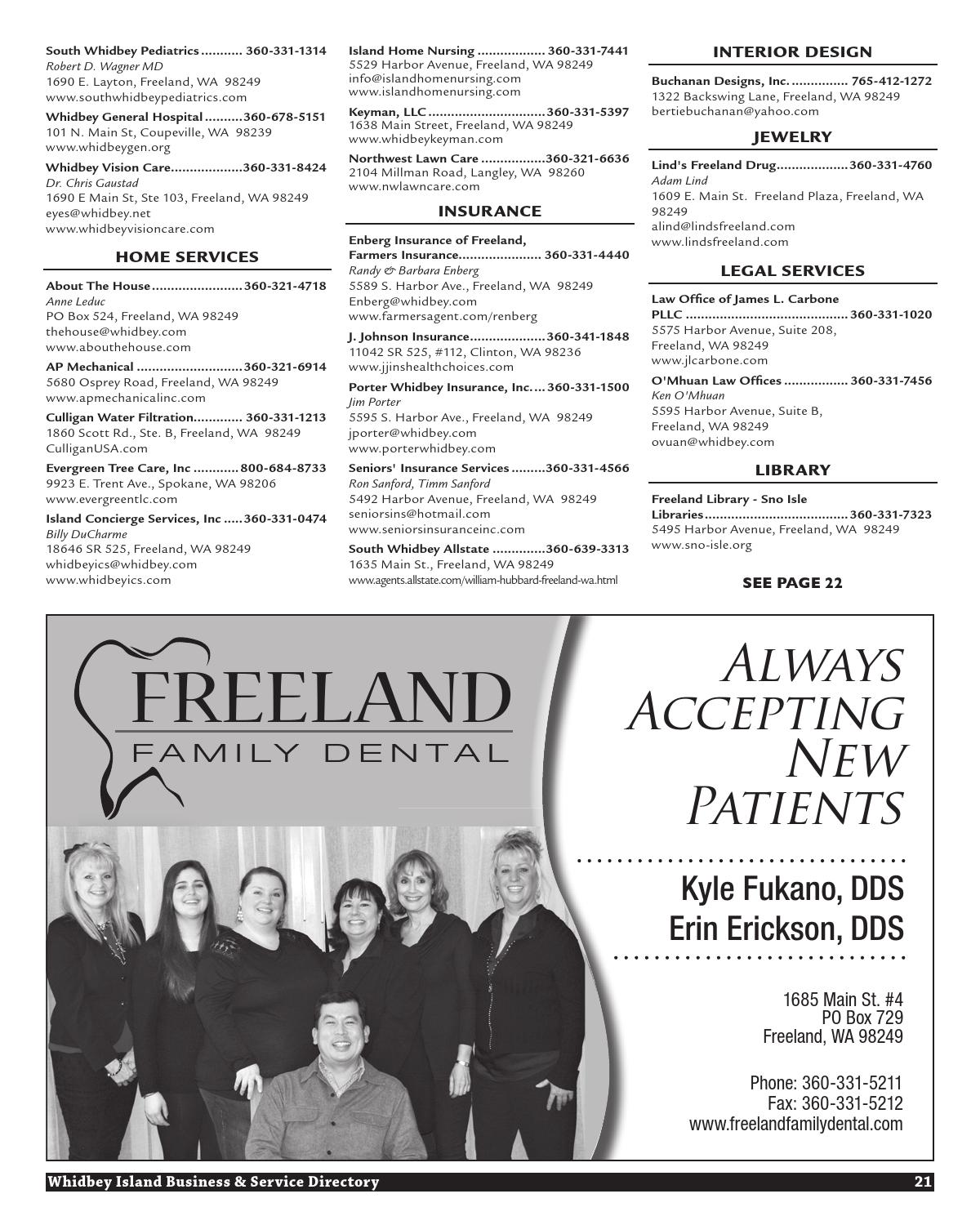 Directories Whidbey Island Business and Service