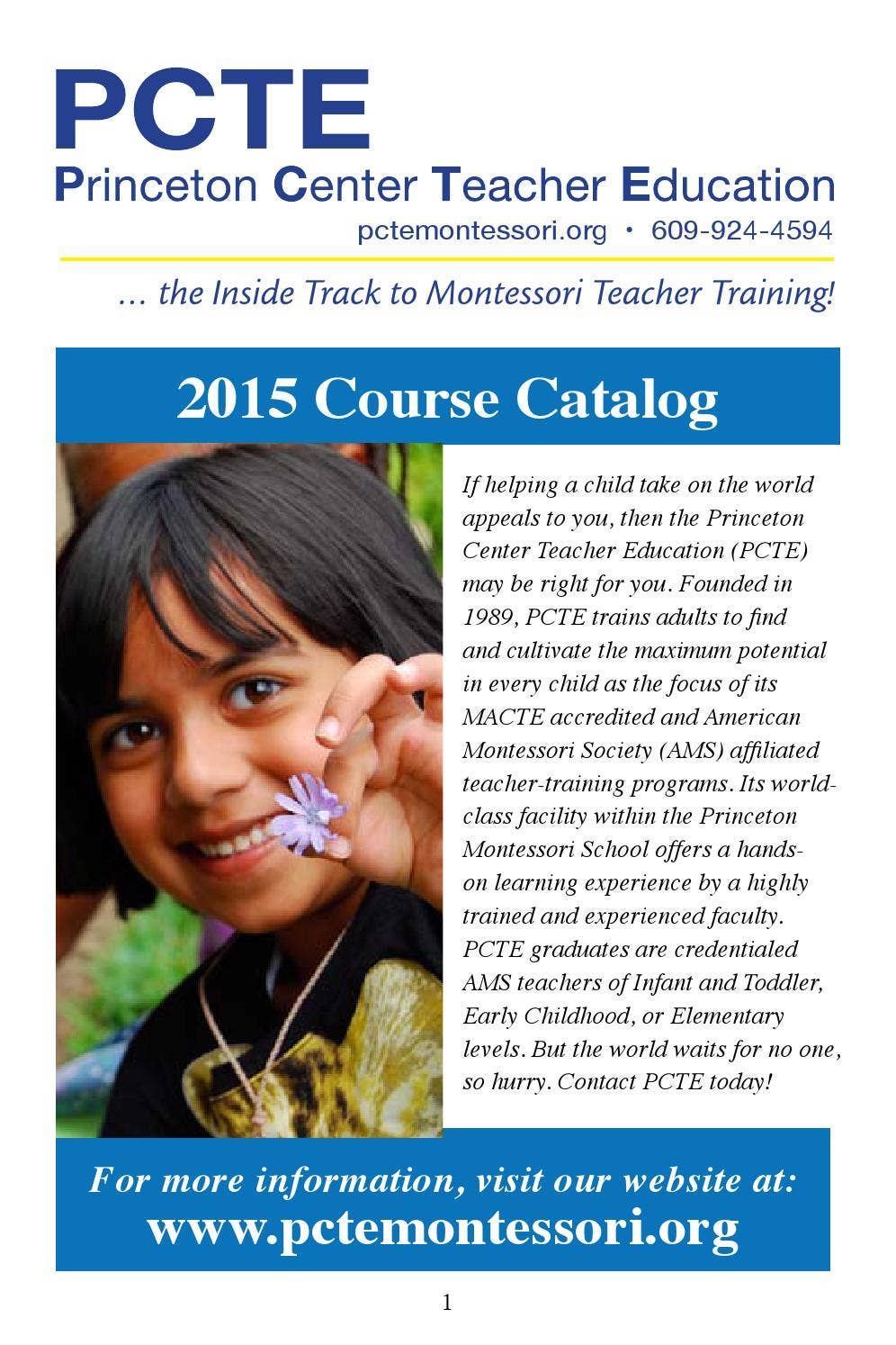 PCTE course catalogue 2015 by Princeton Montessori School Issuu