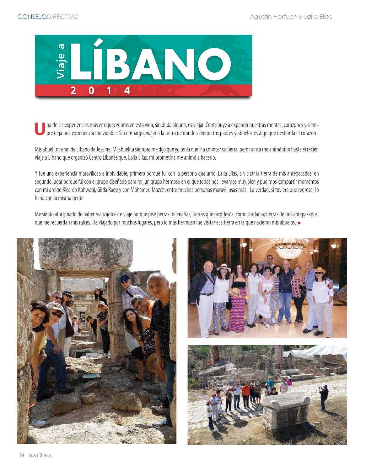 Baitna No. 54 Invierno 2014 by Centro Libanés - Issuu