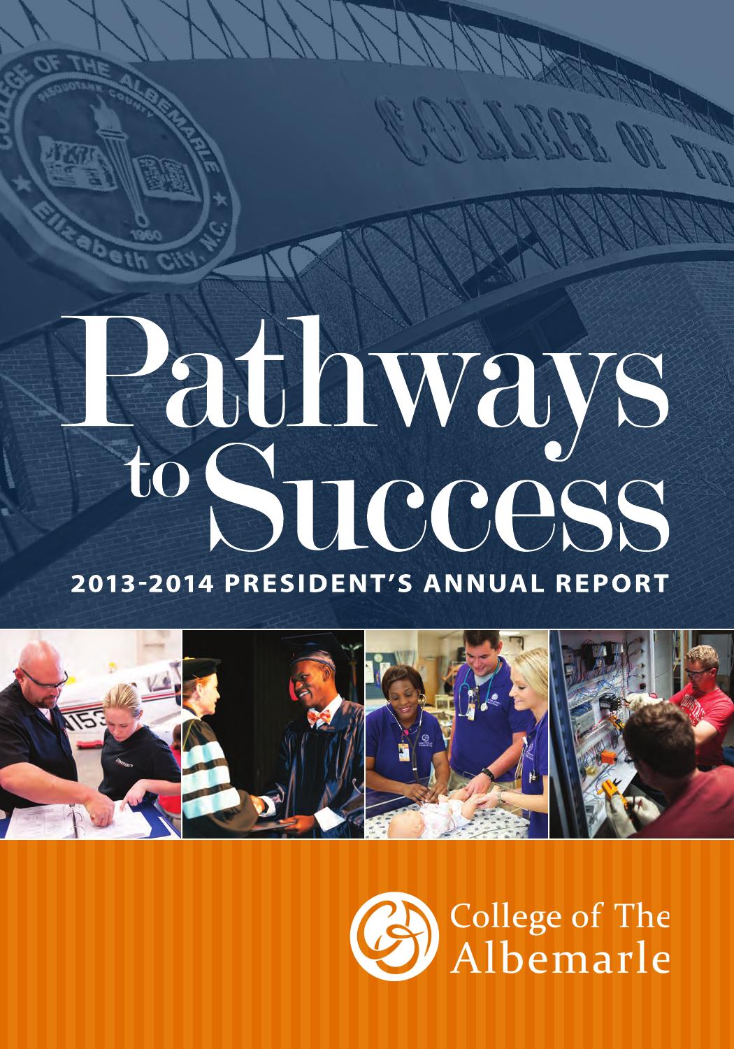 COA 20132014 Annual Report by College of The Albemarle Issuu