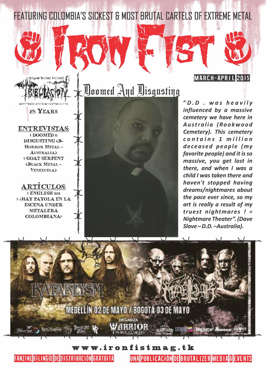 Iron fist 19 by IRON FIST ´Zine (Colombia South America) Issuu