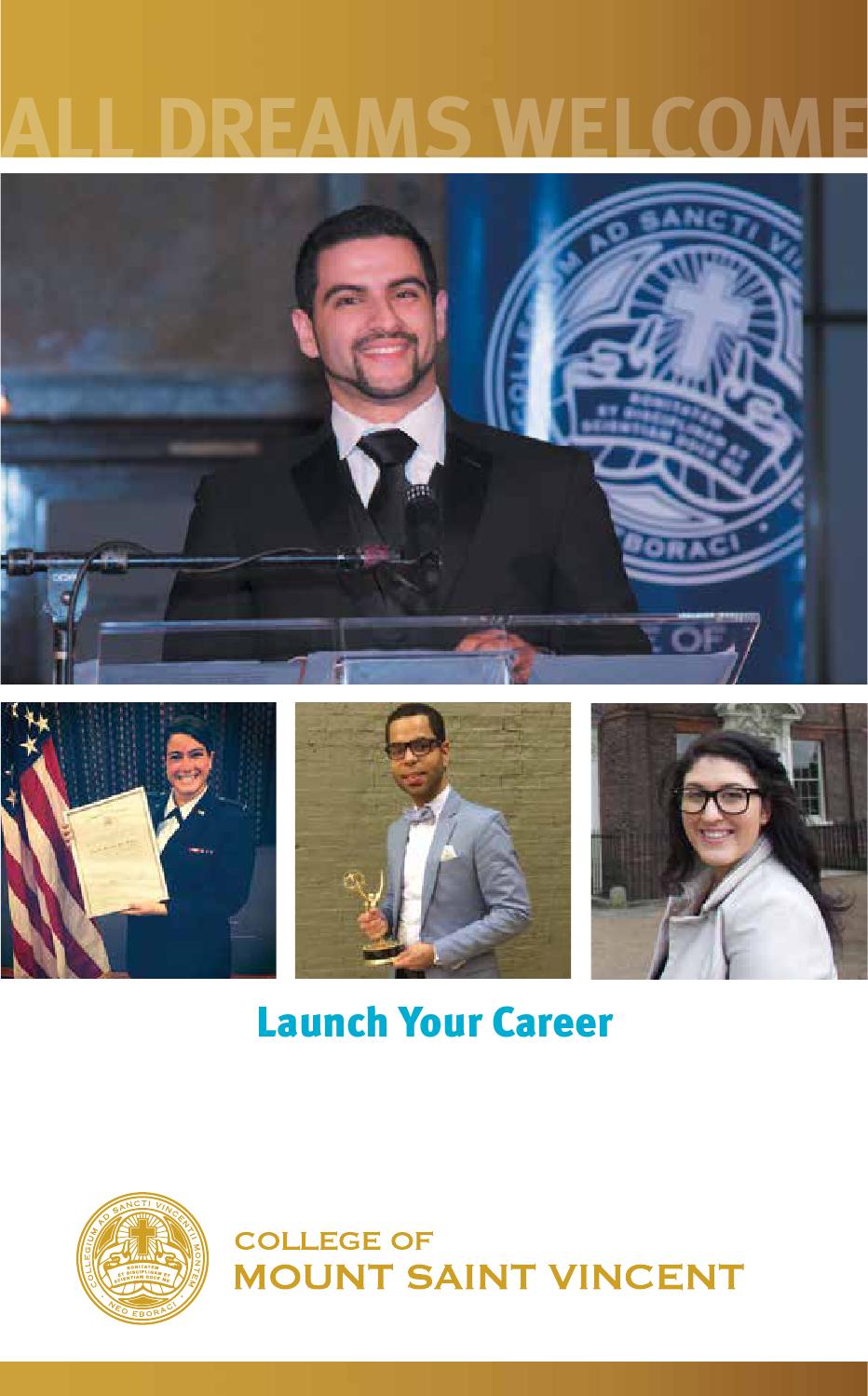 College of Mount Saint Vincent Launch Your Career by University of
