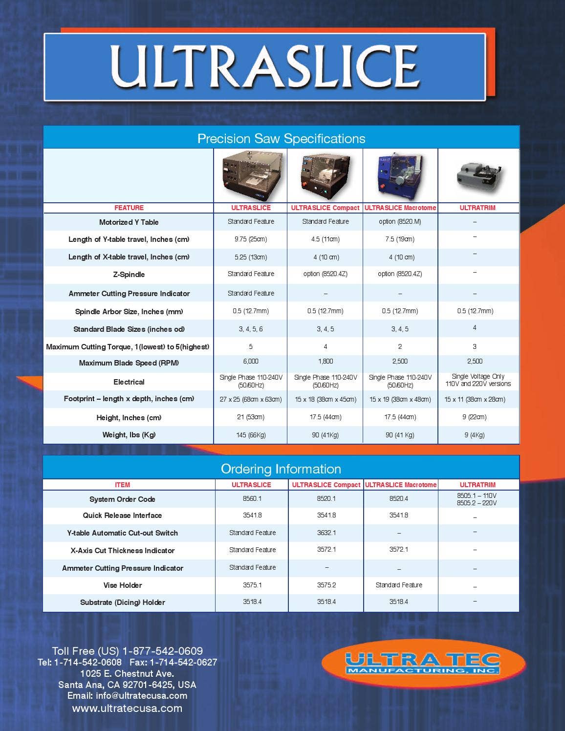 Ultra Tech Rmc Brochure.pdf ULTRASLICE Brochure by ULTRA TEC - Issuu