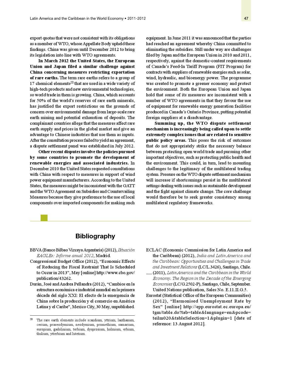 Latin America and the Caribbean in the World Economy 2012 by ...