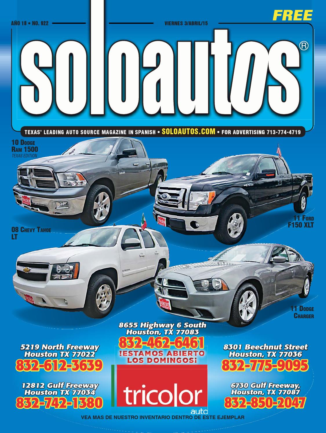 Solo Autos Houston by Digital Publisher Issuu
