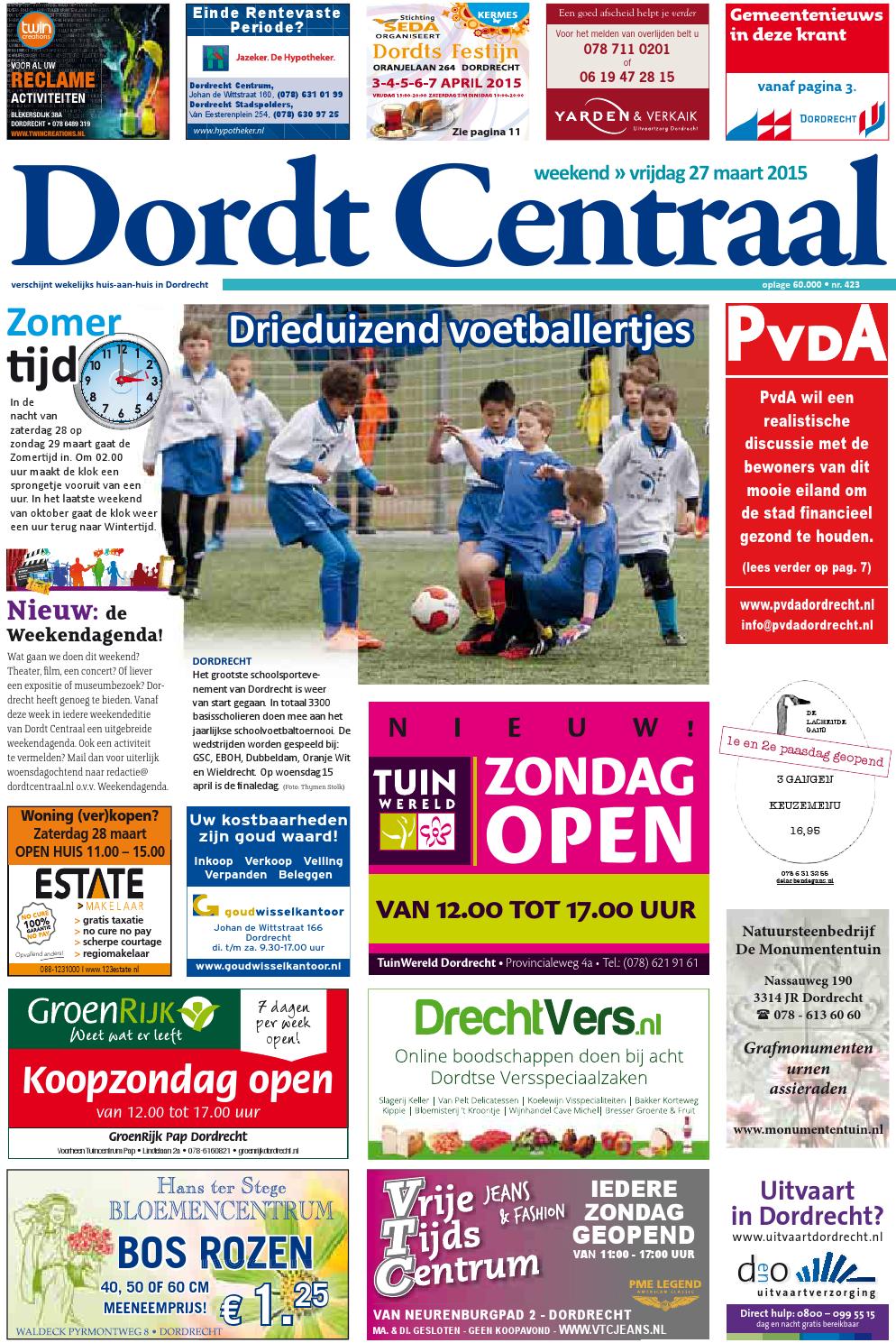 Weekendeditie Week 13 2015 By DordtCentraal Issuu
