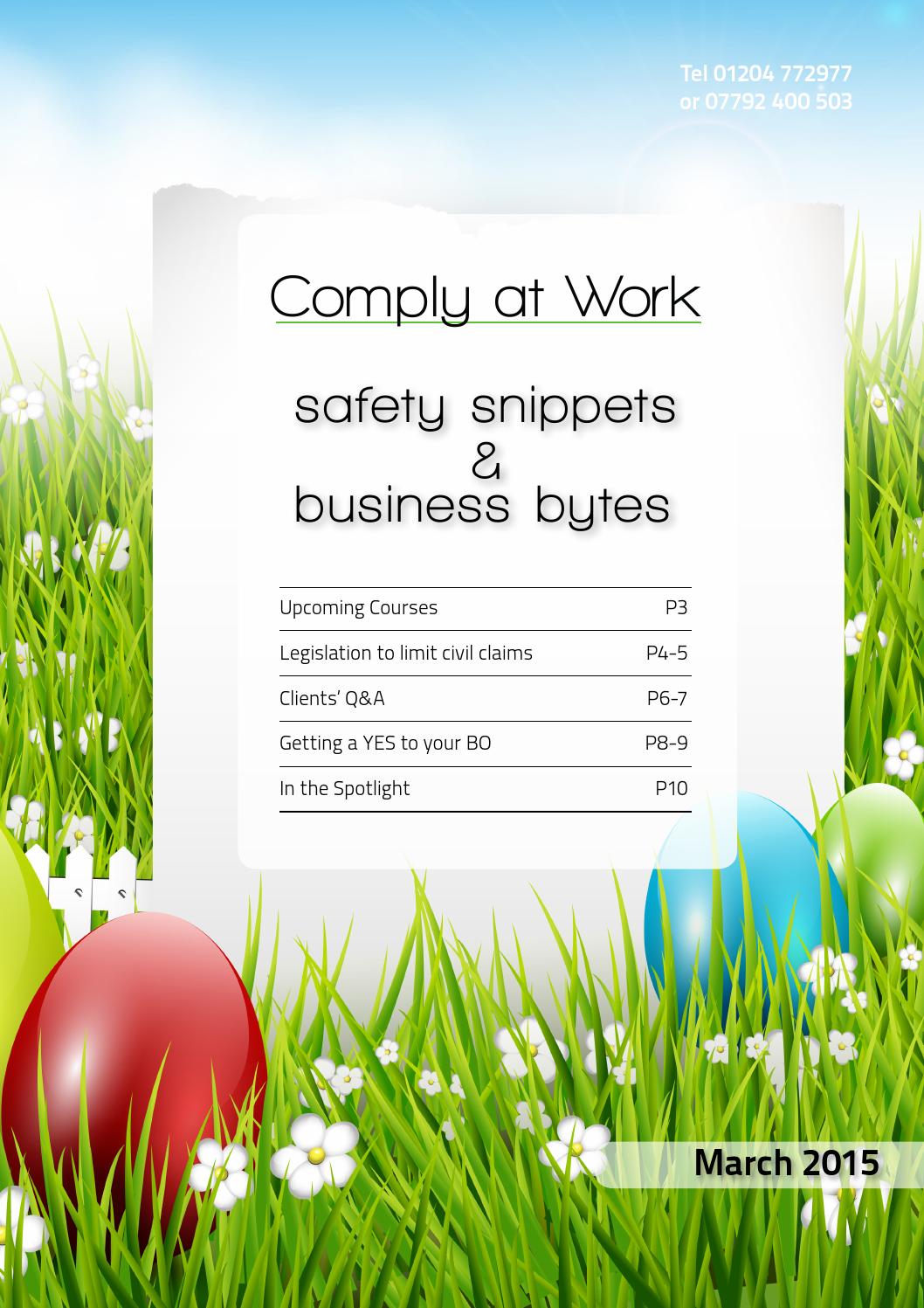 2015 march newsletter issuu by Mark Grosart Issuu