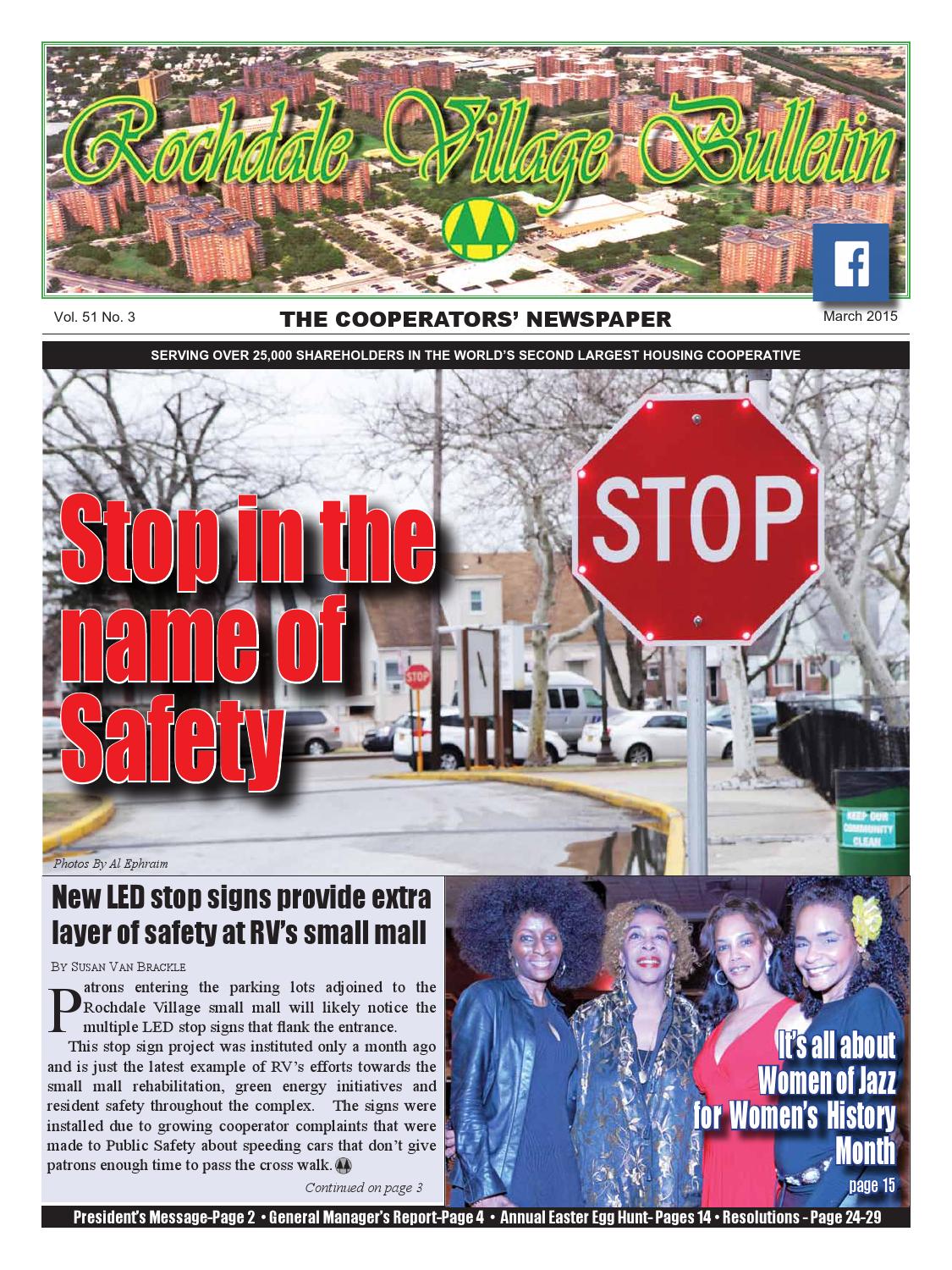 Rochdale Village Bulletin Newspaper March 2015 Edition by Rochdale