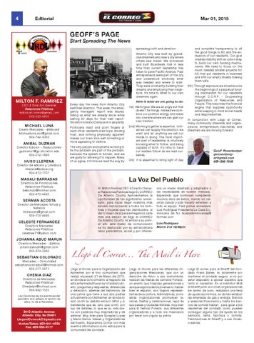 Llego El Correo AC 13a. Edición Año 2 第 4 页