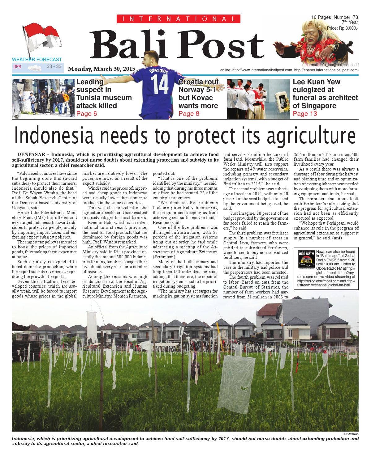 Edisi 30 Maret 2015 | International Bali Post by e-Paper KMB - Issuu