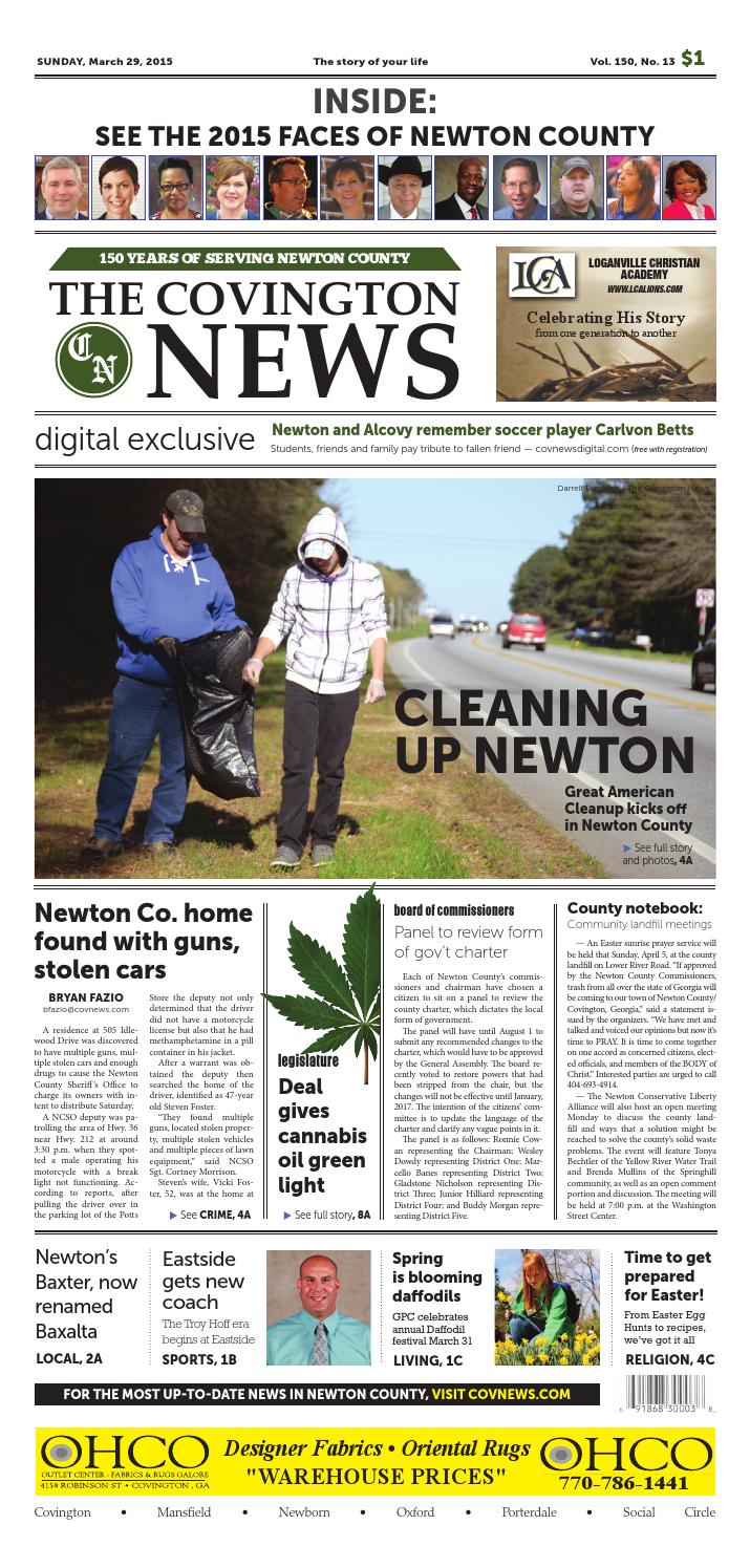 The Covington News Sunday, March 29, 2015 by The Covington News Issuu