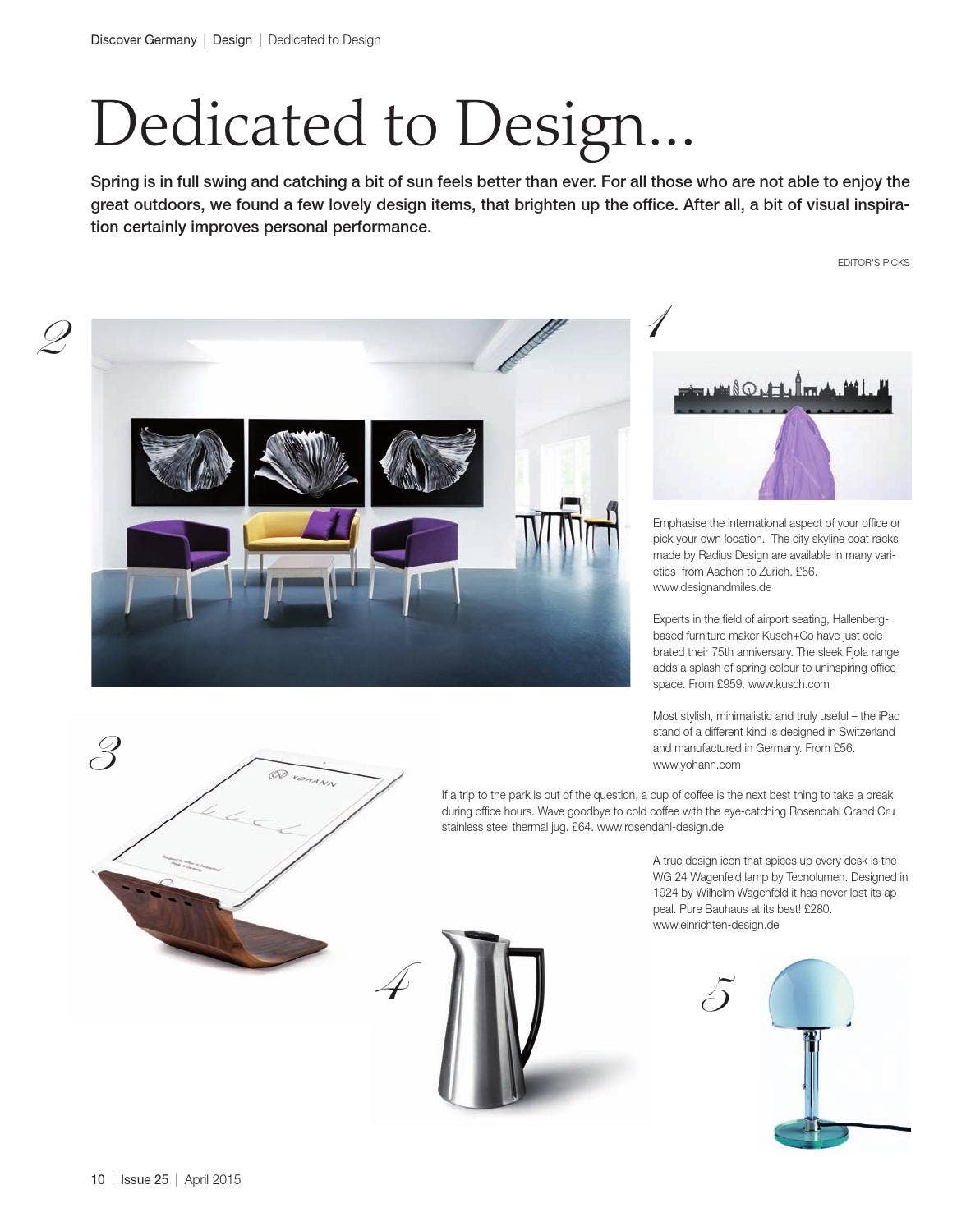 Discover Germany | Issue 25 | April 2015 by Scan Client Publishing