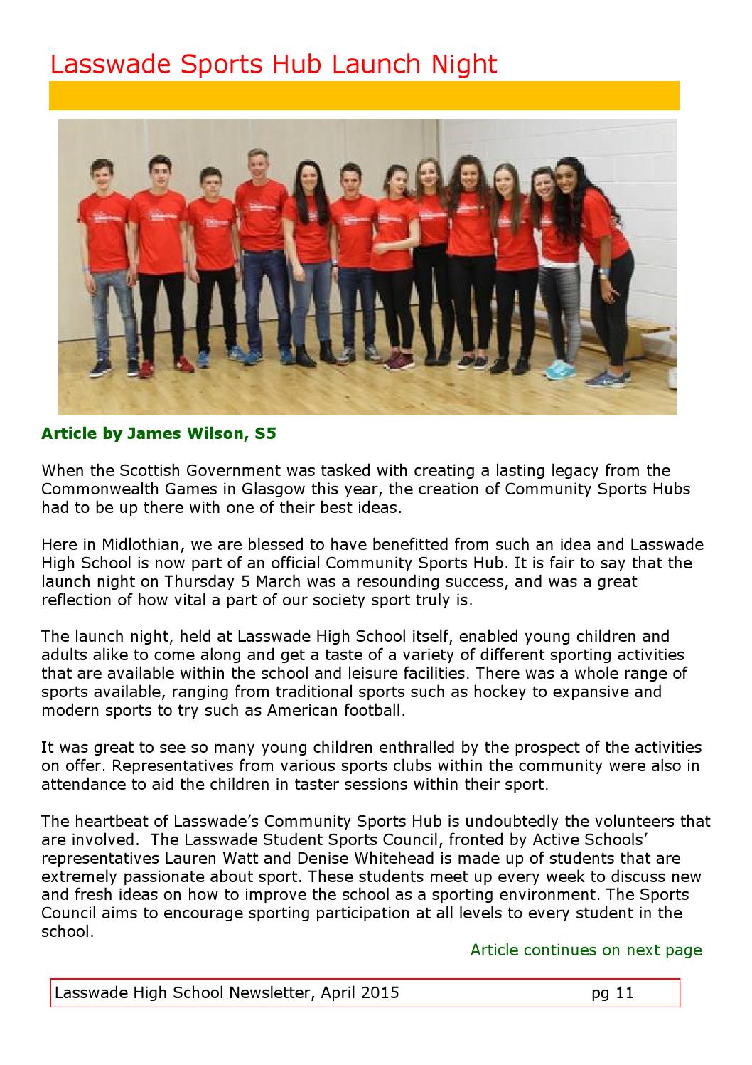 lasswade spring newsletter 2015 by colin mitchell issuu