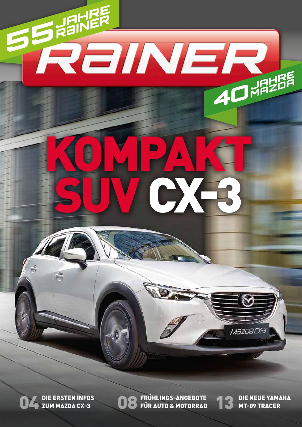Rainer S Magazin 02 15 By Mazda Rainer Issuu
