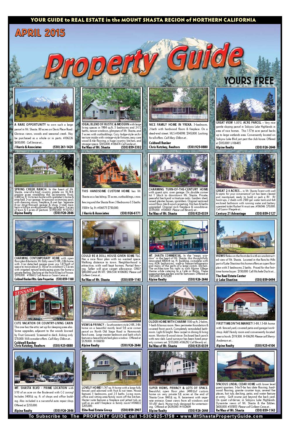 Mount Shasta Property Guide by The Property Guide Issuu