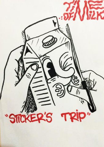 "Time of milk 2015 ( sticker's trip)" publication cover image