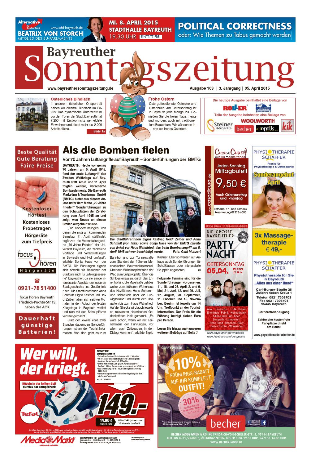 Btsz By Bayreuther Sonntagszeitung Issuu