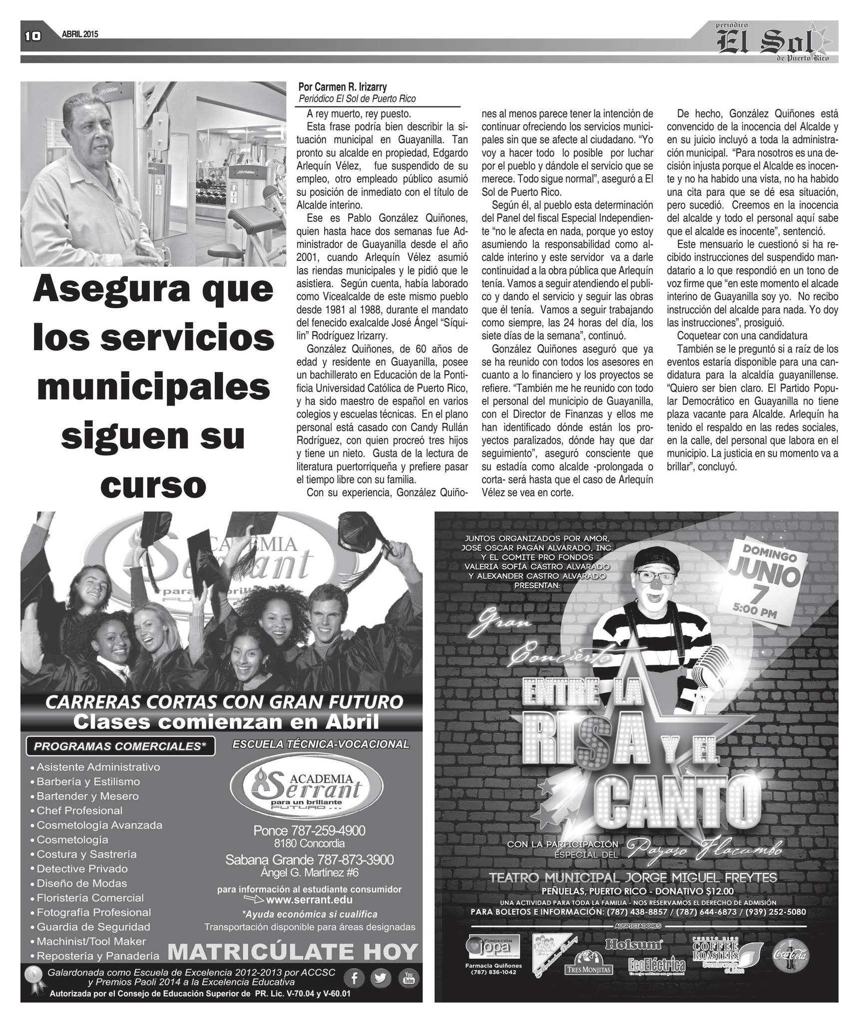 Periodico El Sol de Puerto Rico Abril 2015 by El Sol de PR - Issuu