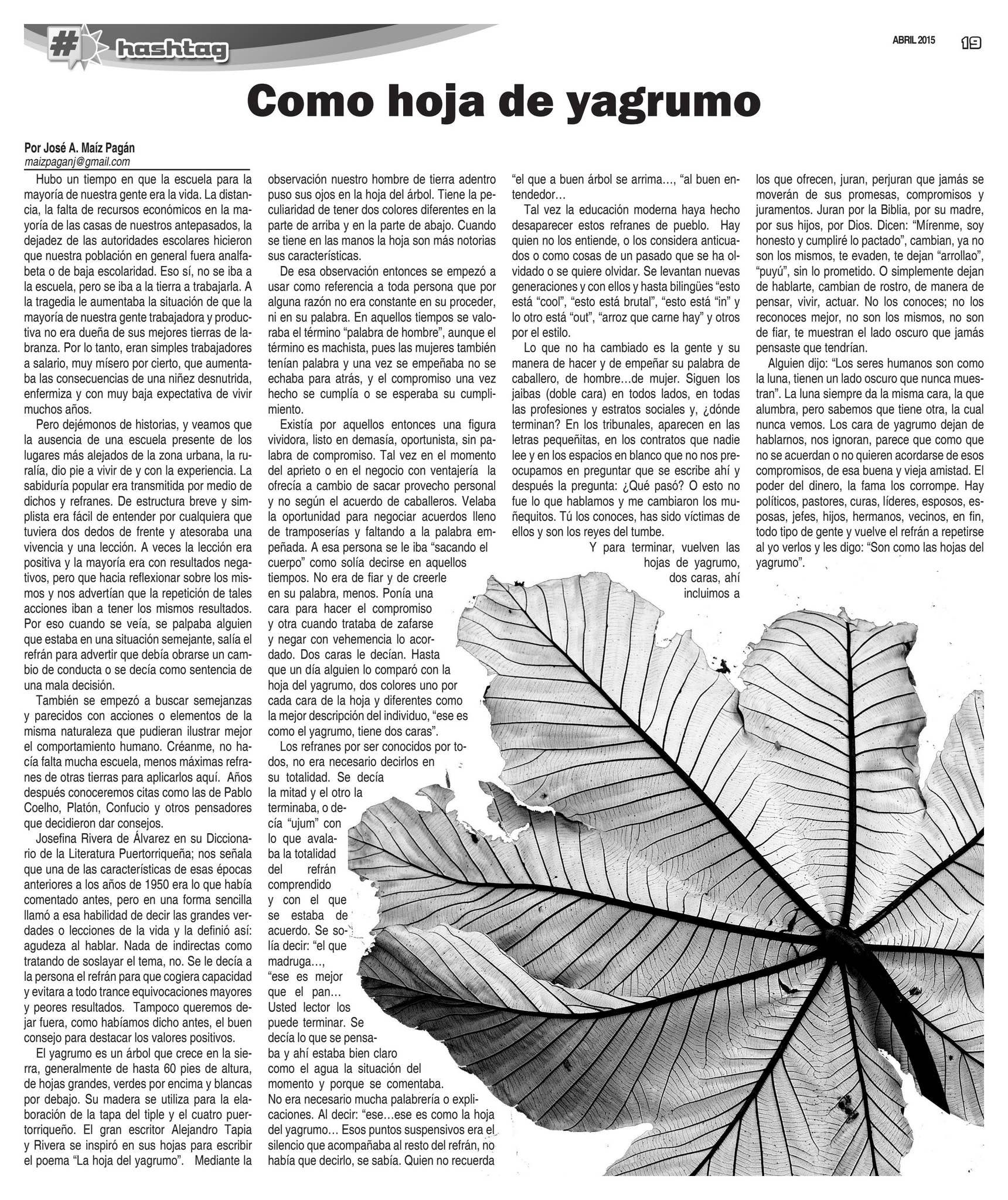 Periodico El Sol de Puerto Rico Abril 2015 by El Sol de PR - Issuu