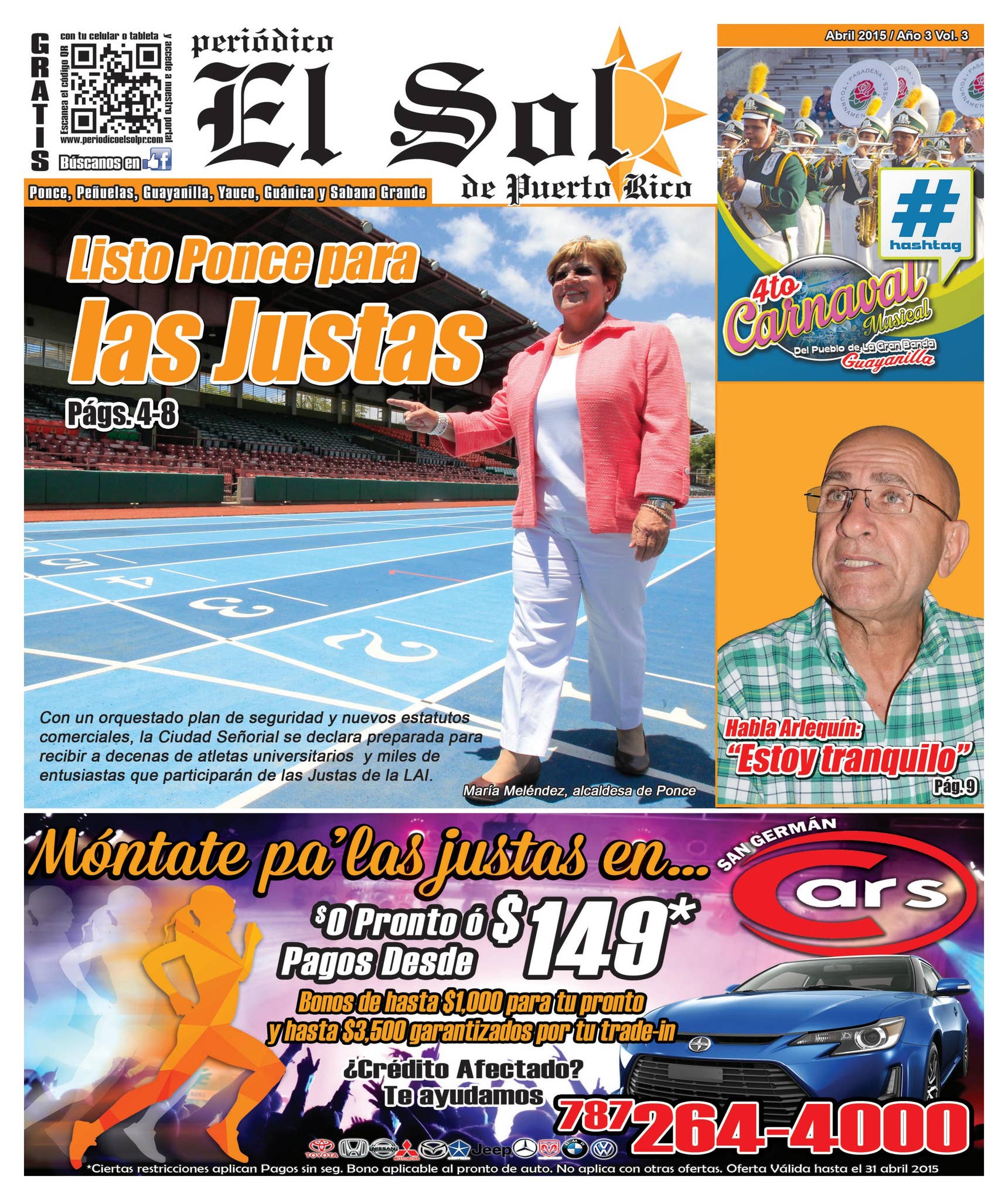 Periodico El Sol de Puerto Rico Abril 2015 by El Sol de PR - Issuu