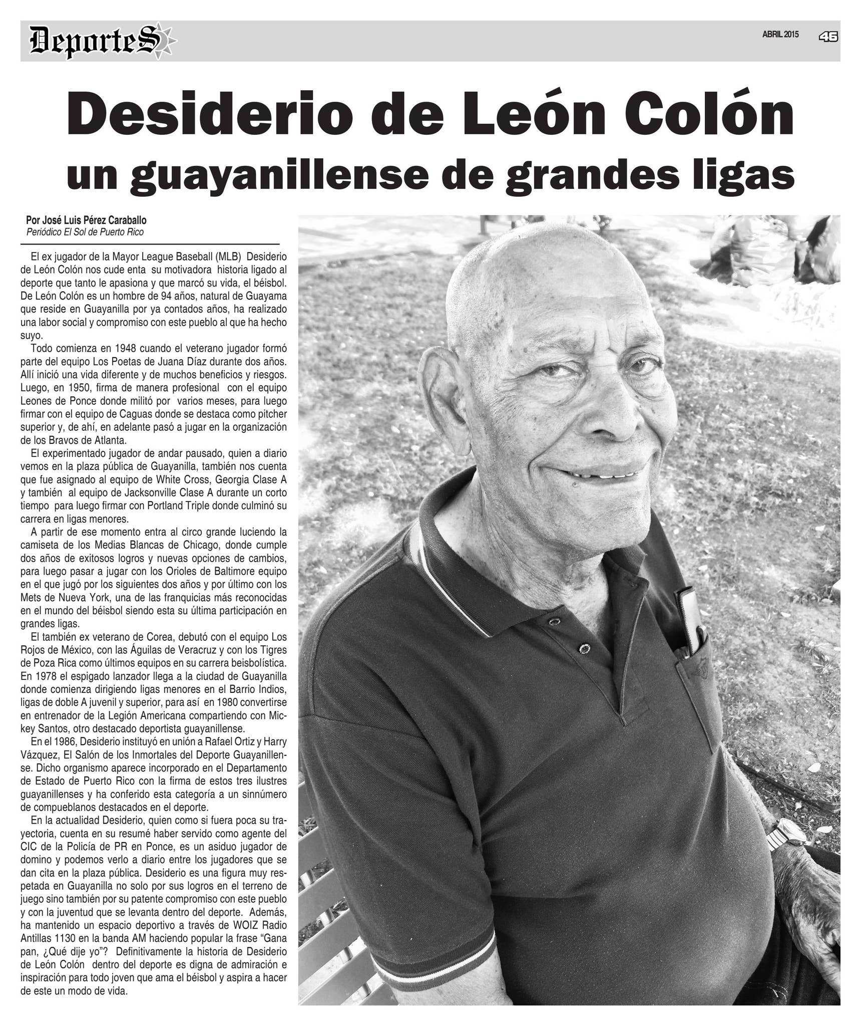 Periodico El Sol de Puerto Rico Abril 2015 by El Sol de PR - Issuu