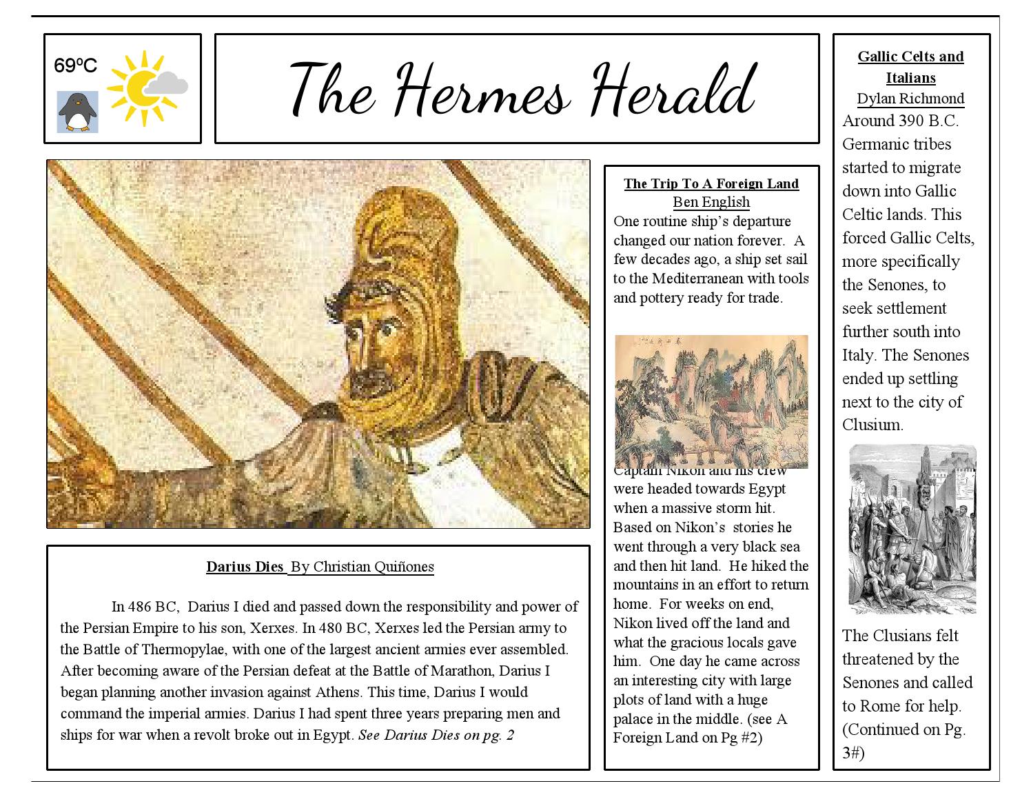 Hebron Academy Greek Newspaper (2015) by Hebron Tech Issuu