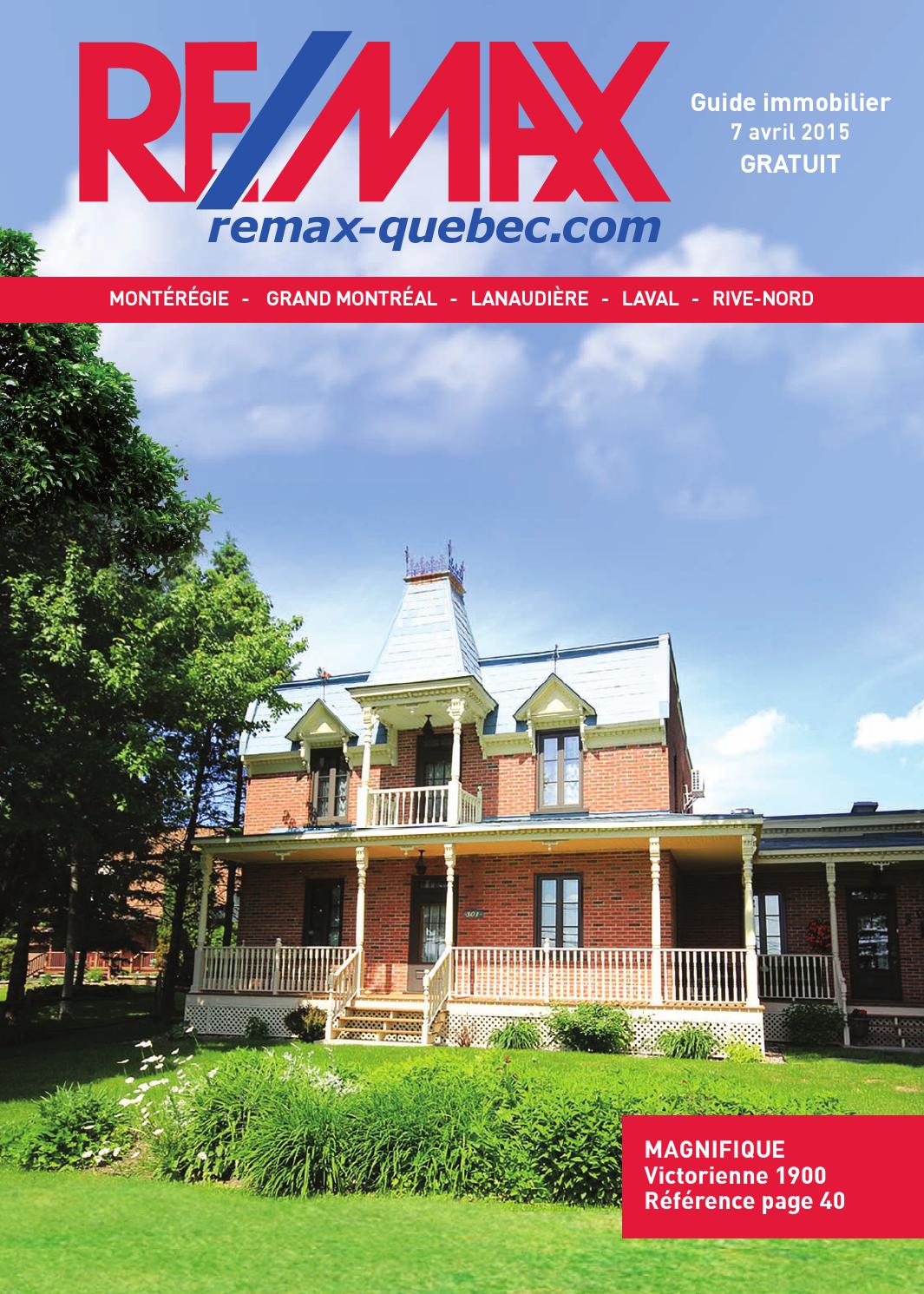 QUEBEC Remax Montreal 07 Apr., 2015 by NextHome Issuu
