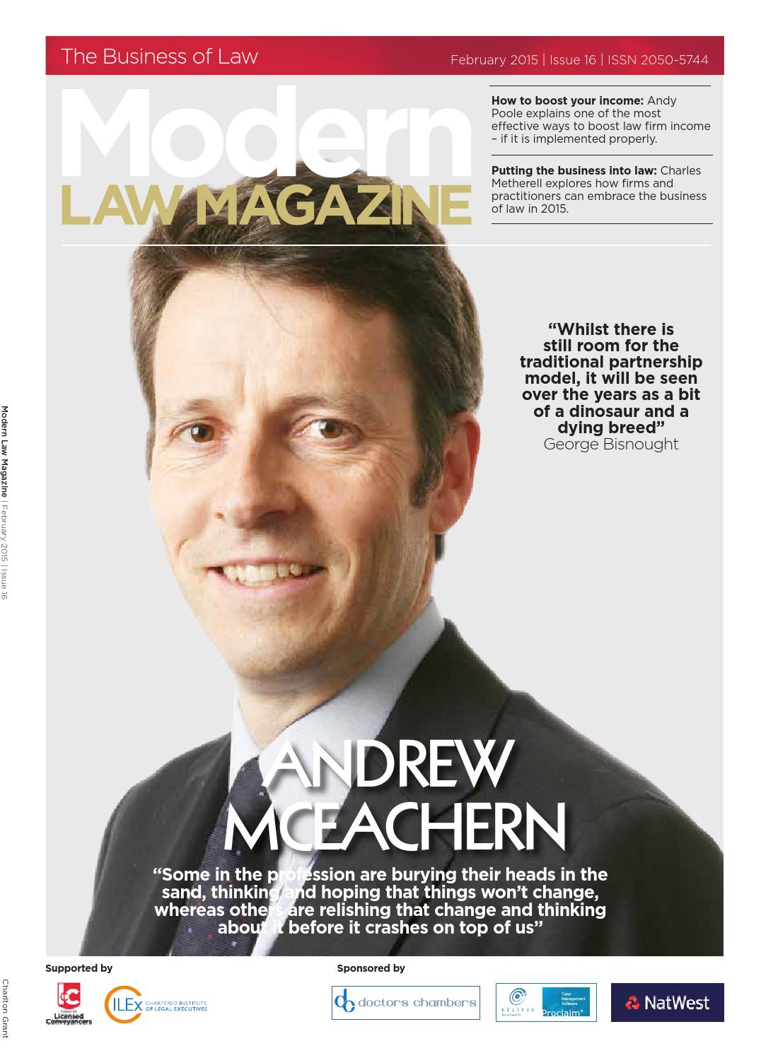 Modern Law Magazine 16 by Charlton Grant Issuu