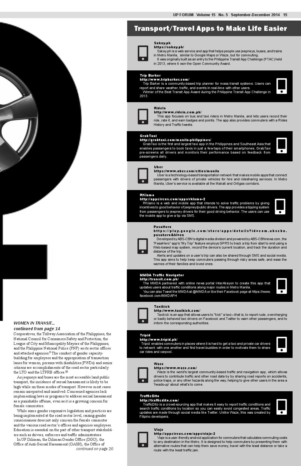 Up Forum September December 2014 By University Of The