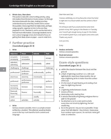 Preview Cambridge IGCSE® English as a Second Language Teacher's Book ...