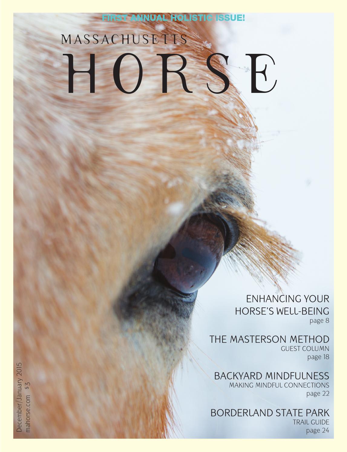 Massachusetts Horse December/January 2015 by Community Horse Media Issuu