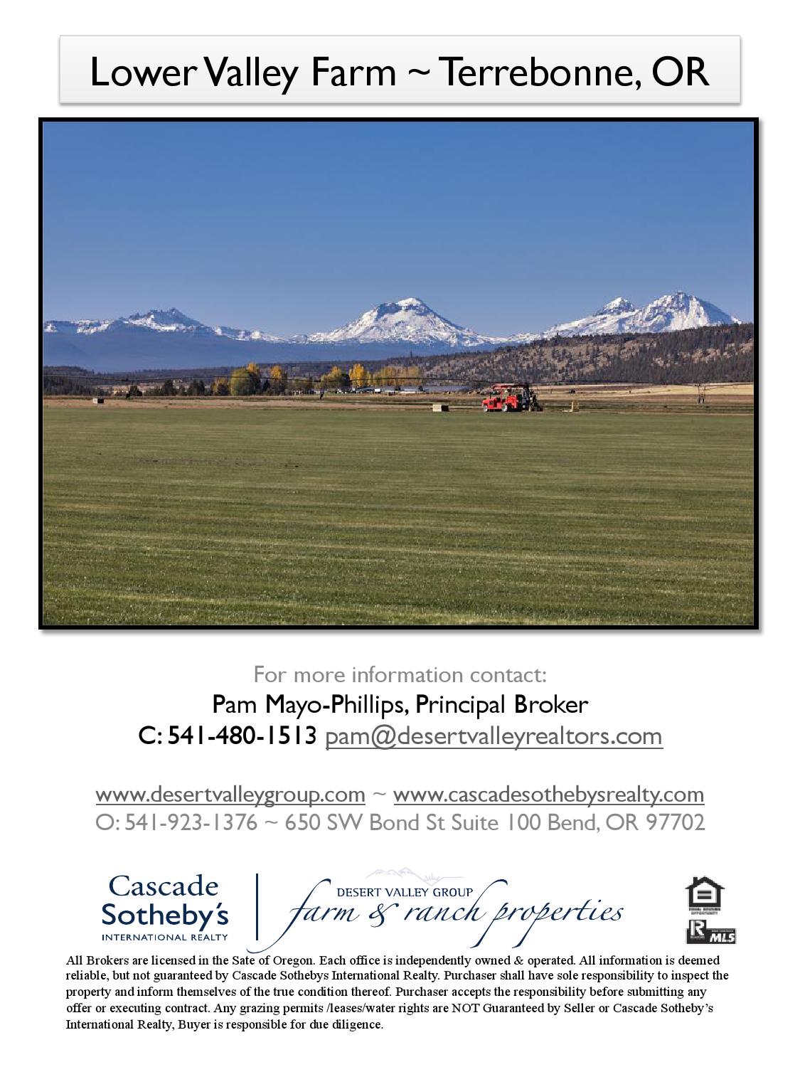 Lower Valley Farm ebook by Desert Valley Group Cascade Hasson Sotheby's