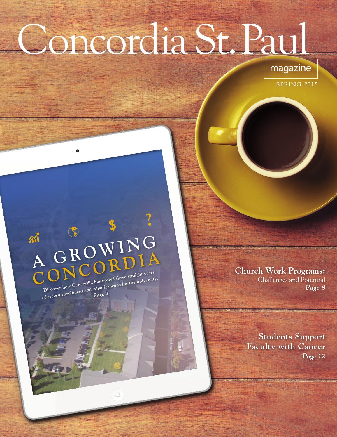 Spring 2015 Concordia University, St. Paul Magazine by Concordia