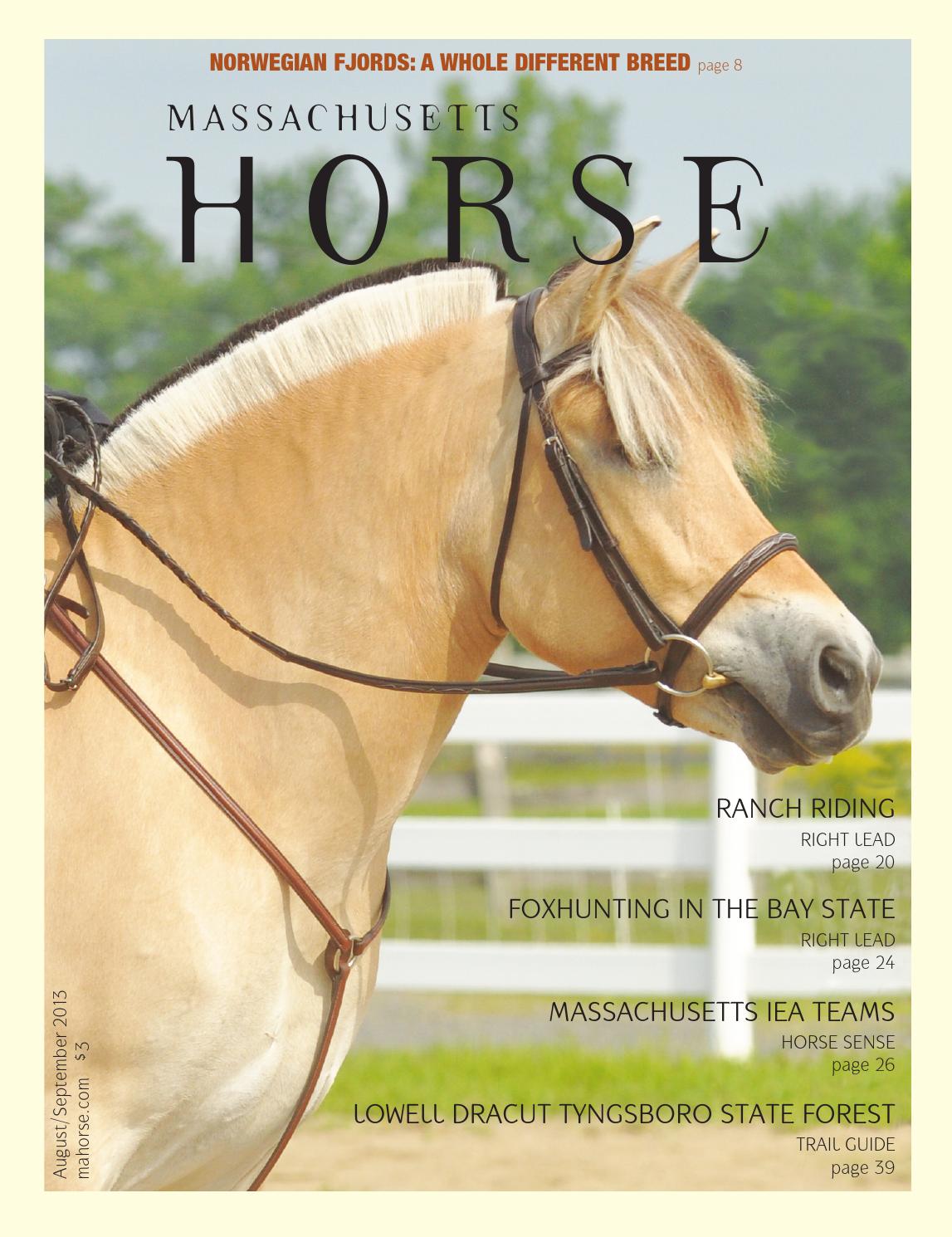 Massachusetts Horse August/September 2013 by Community Horse Media Issuu