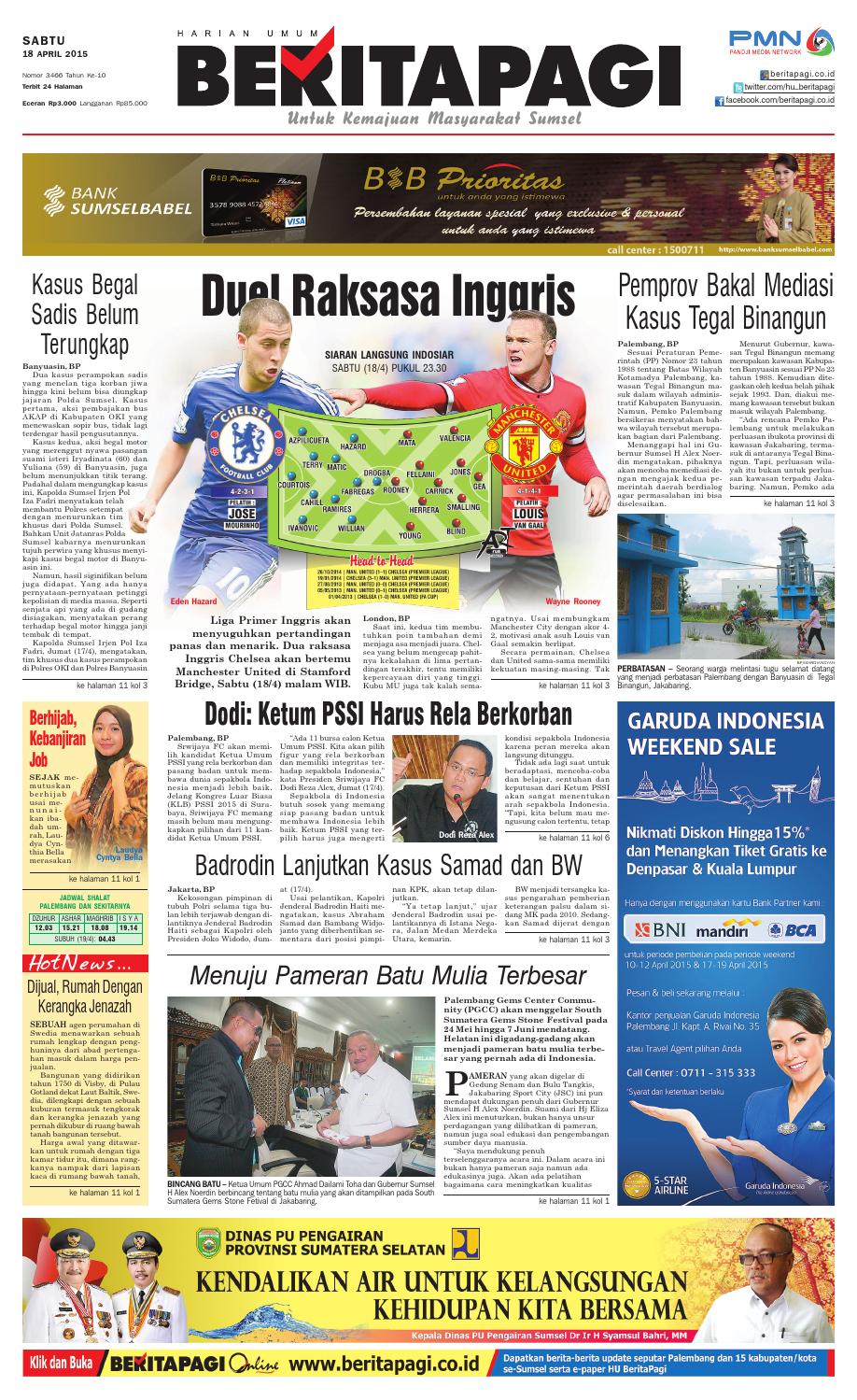 18 April 2015 By BERITAPAGI Issuu 18 April 2015 By BERITAPAGI Issuu