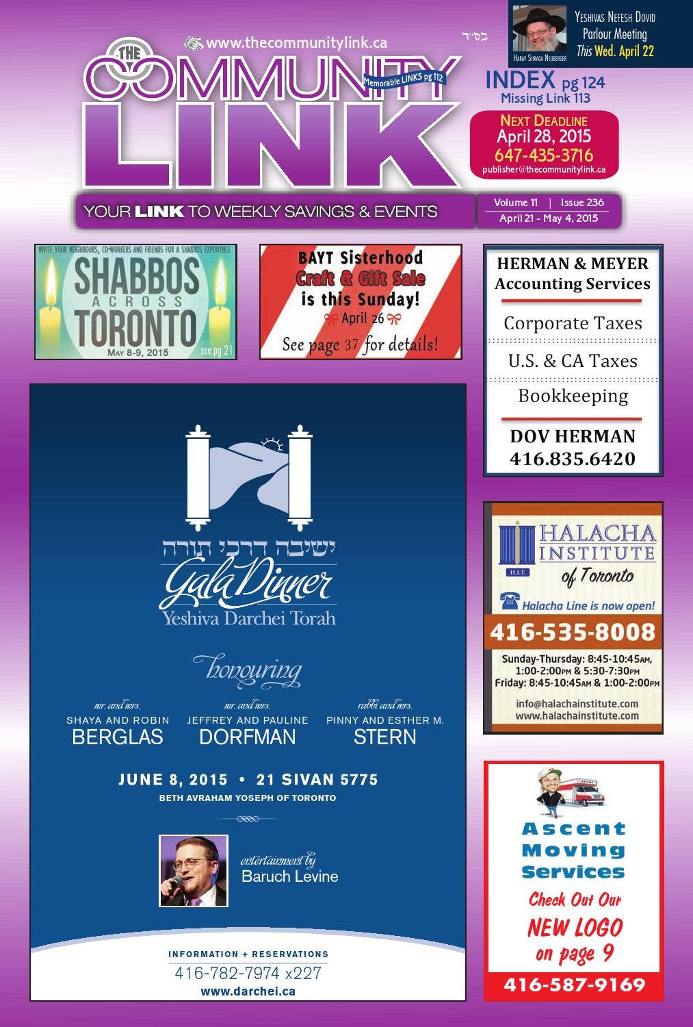 Issue 236 | Apr 21 - May 4 by The Community Link - Issuu