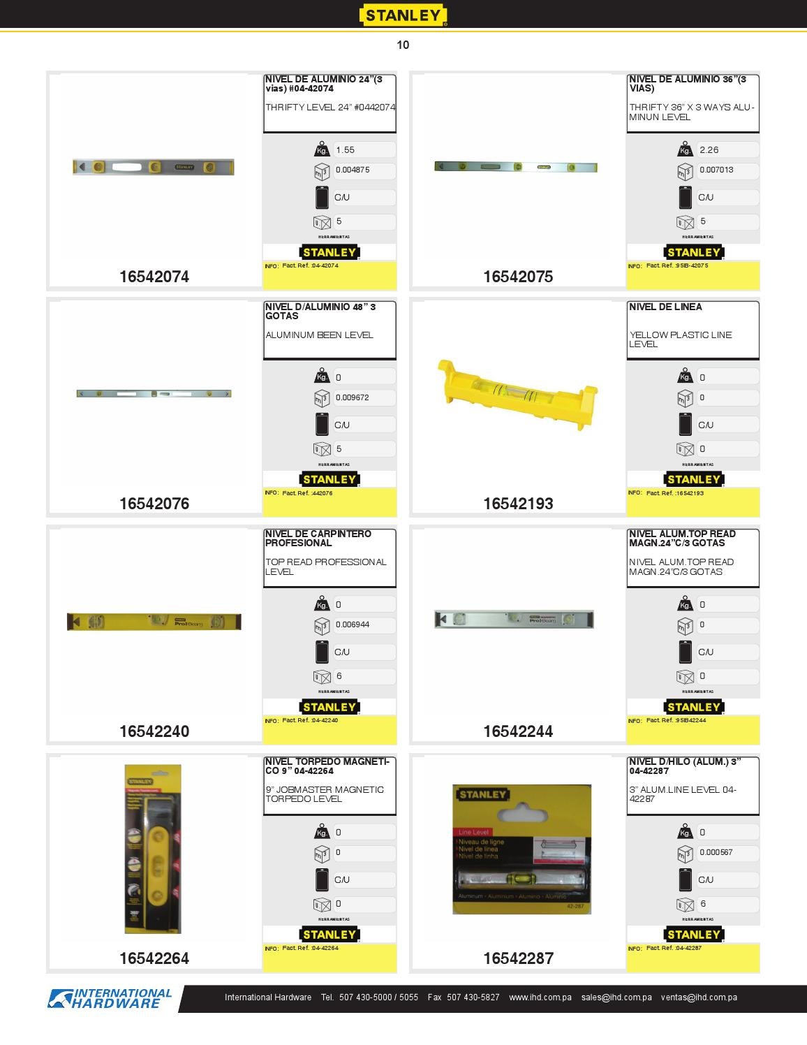 Catalogo stanley 2015 by INTERNATIONAL HARDWARE Issuu