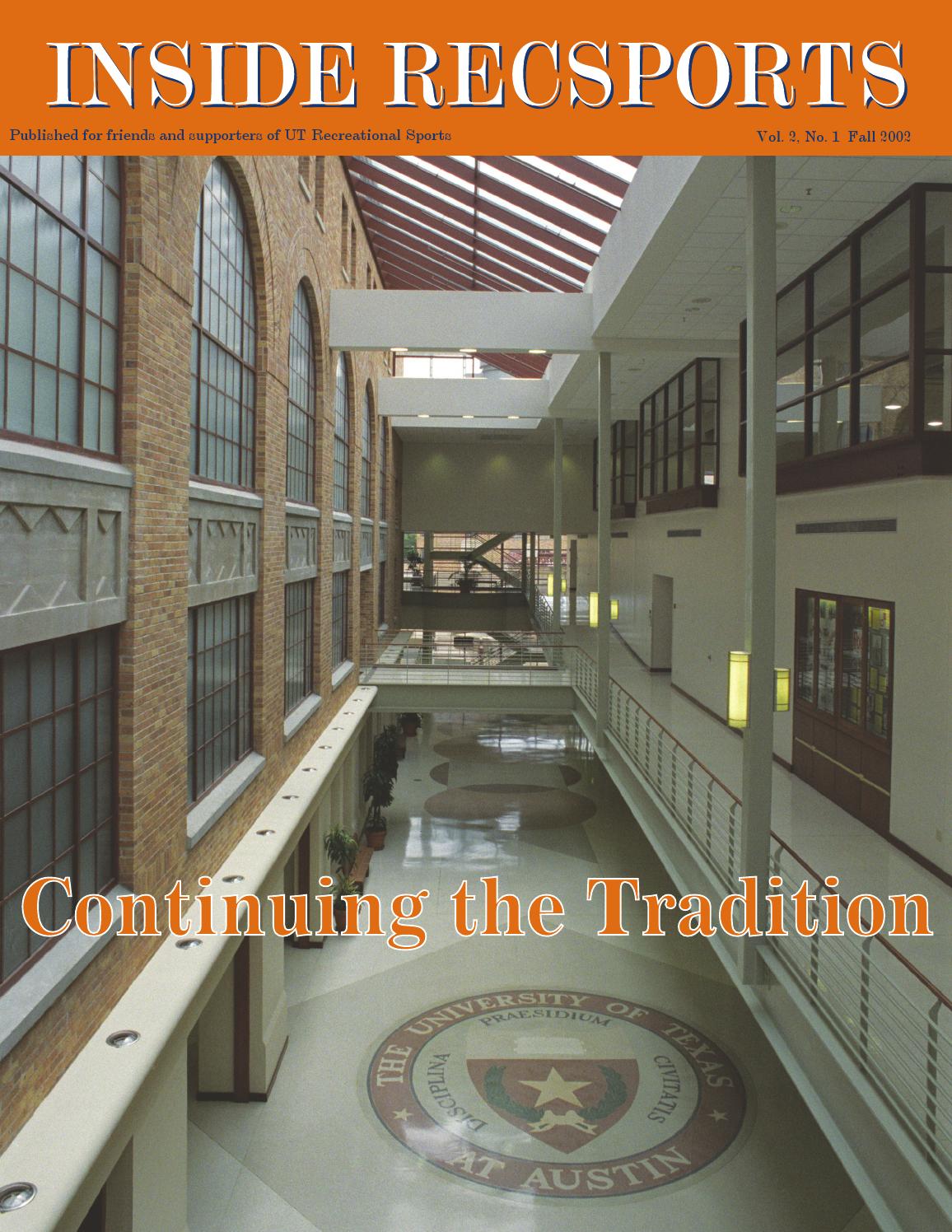Inside RecSports Fall/Winter 2002 by The University of Texas at Austin
