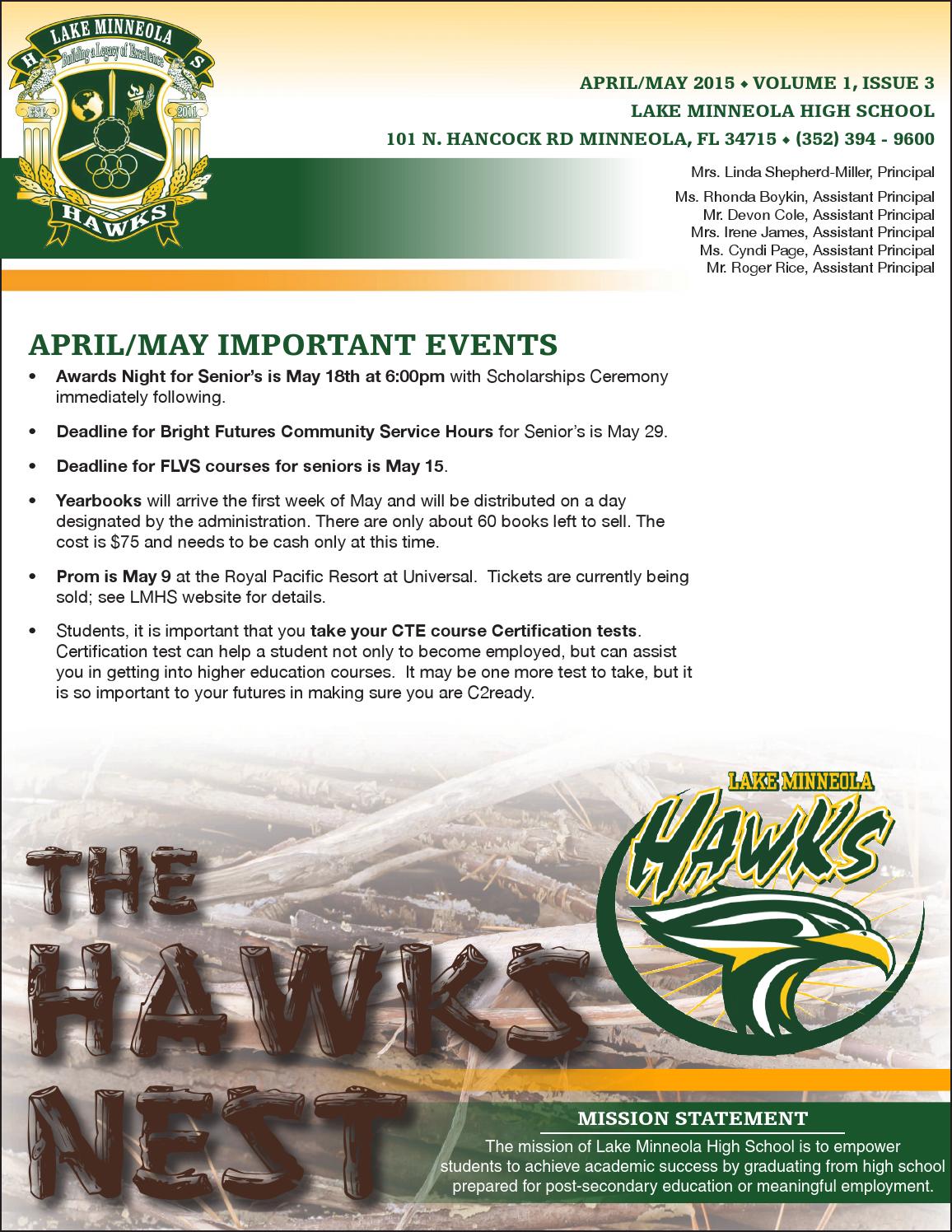 Lake Minneola High School Newsletter by Academy Publishing, Inc. Issuu
