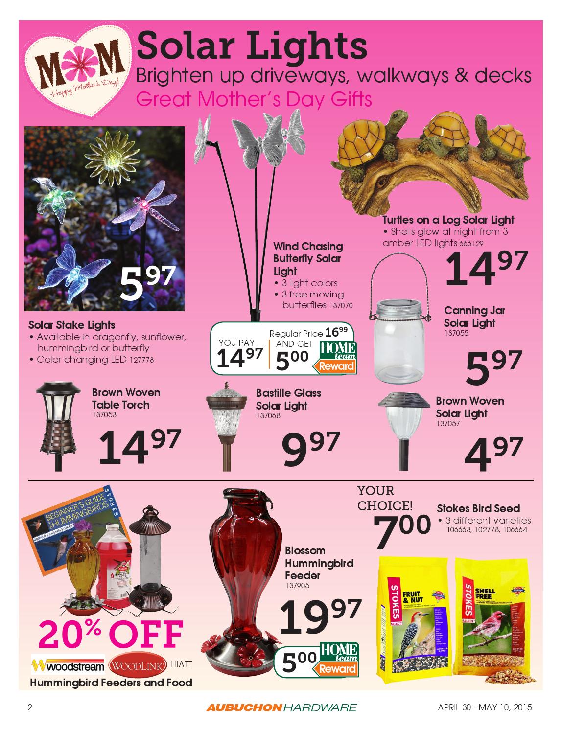 Mother's Day Sales Flyer 2015 by Aubuchon Hardware Issuu
