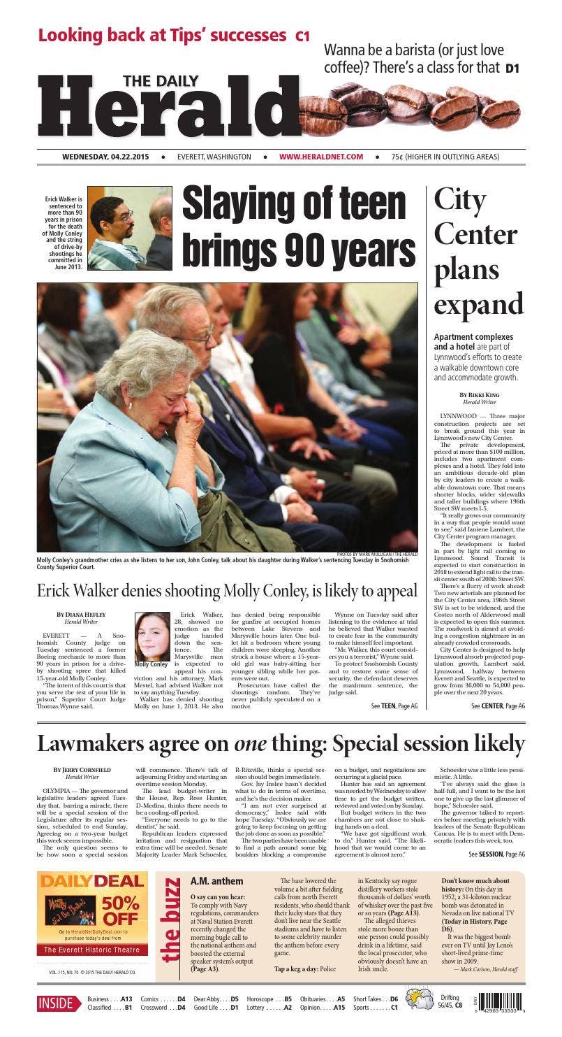 Everett Daily Herald, April 22, 2015 by Sound Publishing - Issuu