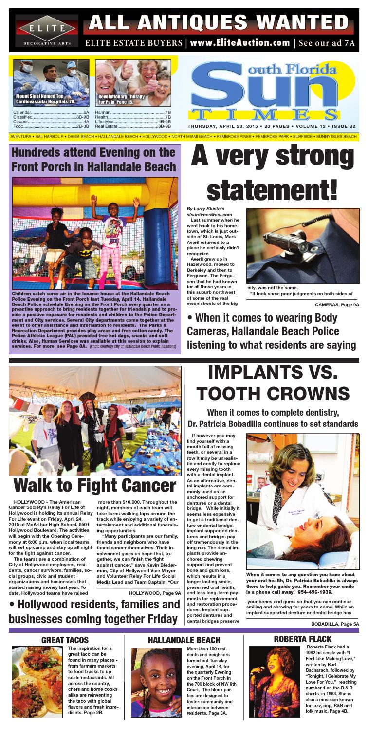 04 23 15 Sun Times Issue By The South Florida Sun Times Newspaper Issuu