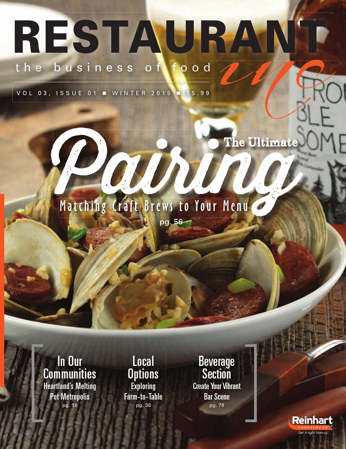 Restaurant Inc. Winter 2015 by Performance & Reinhart Foodservice