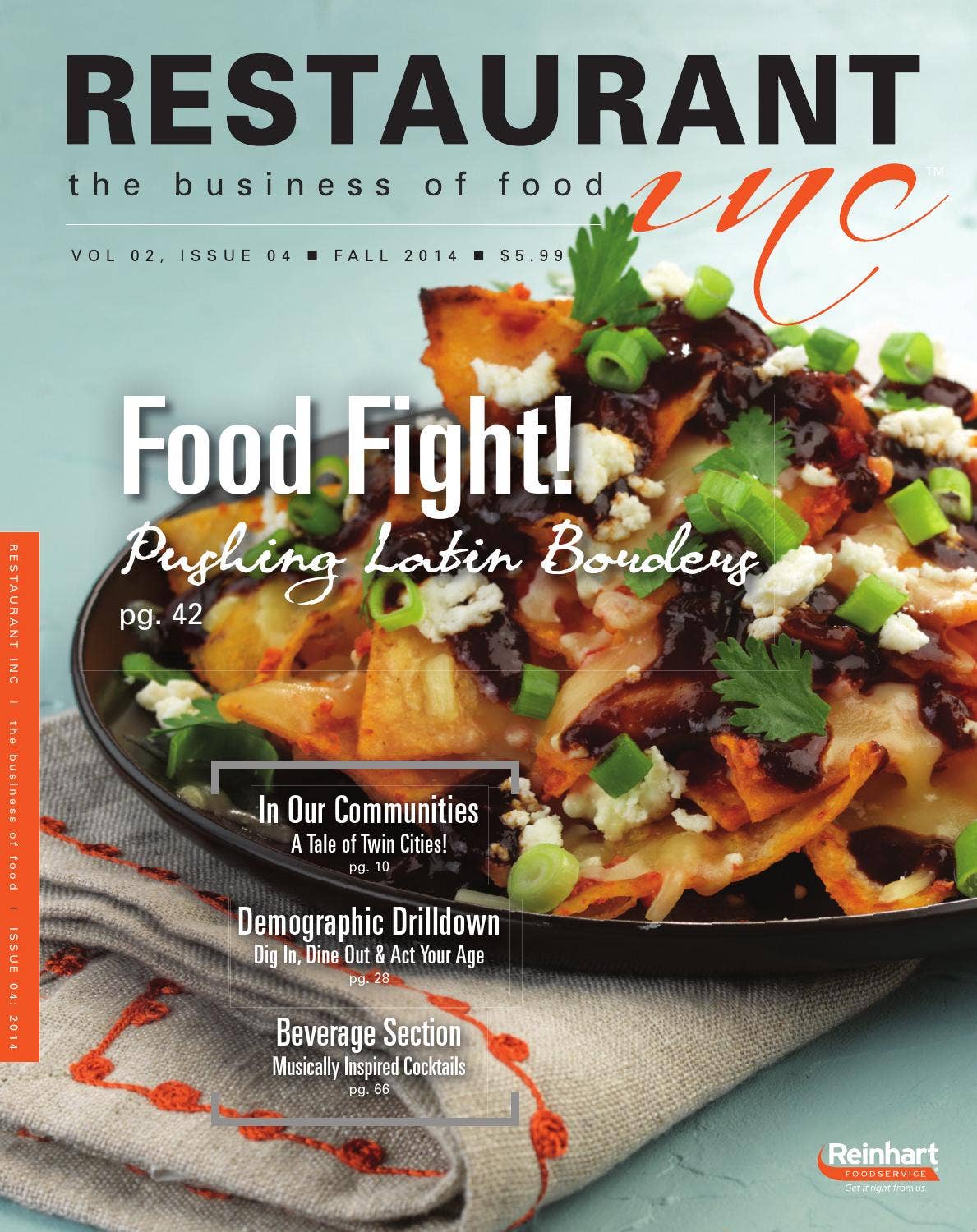 Restaurant Inc. Fall 2014 by Performance & Reinhart Foodservice